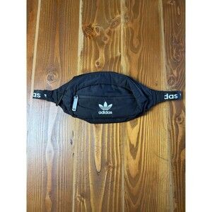 Adidas Originals National Fanny Hip Pack Waist Belt Crossbody Bag Black White X4
